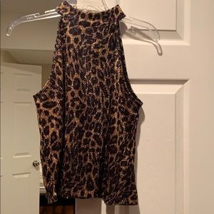Brand new Zara animal print top.
